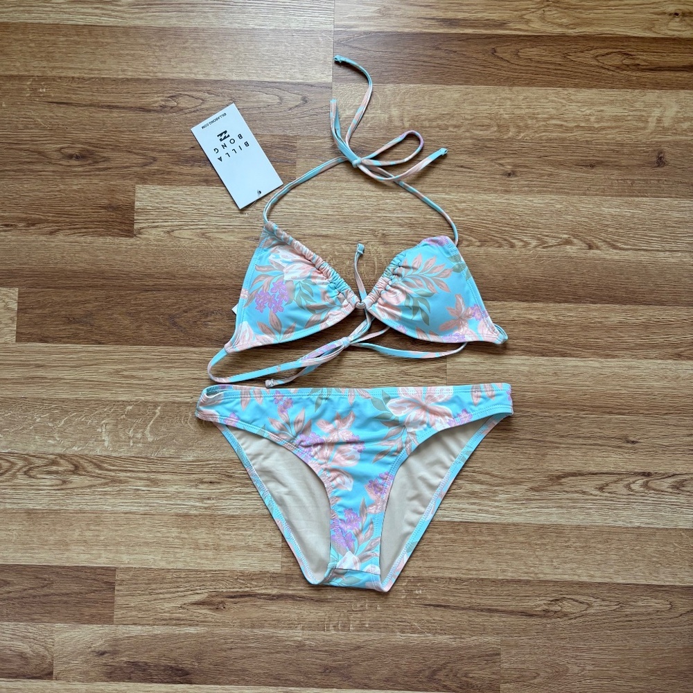 NWT Billabong Beach Babe Bikini Set